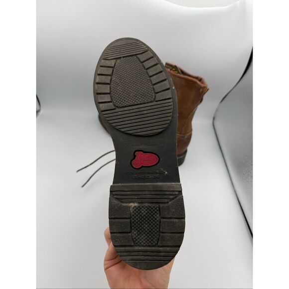 JUSTIN MEN'S LACE UP CAPRICE LEATHER WORK BOOTS SIZE 8D - Picture 7 of 9